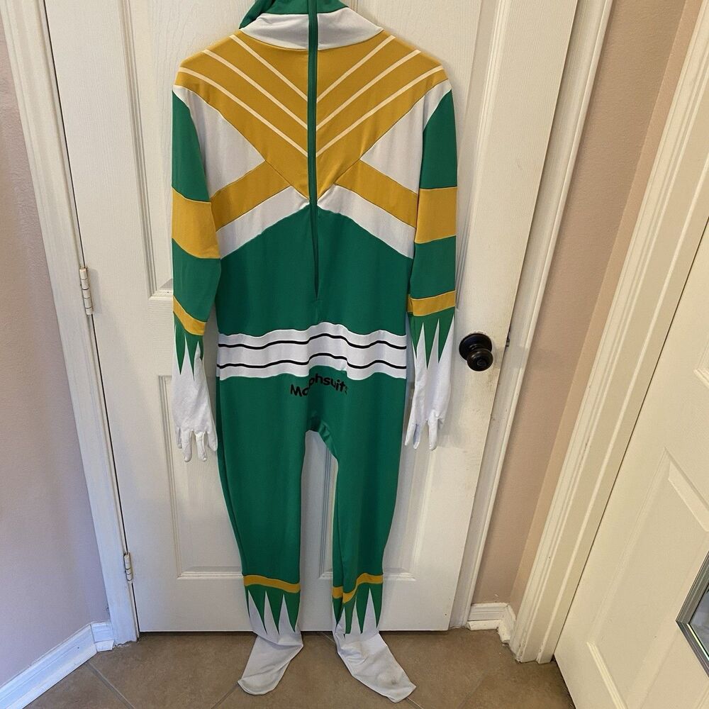 Mighty Morphin Power Rangers Morphsuits Green Ranger Adult Size XXL - Picture 2 of 14